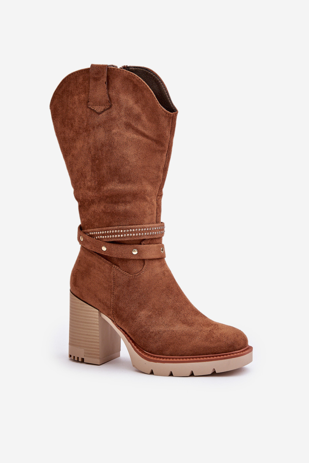 Ivanelis Model ASA254-4 Camel Boots - Step in style