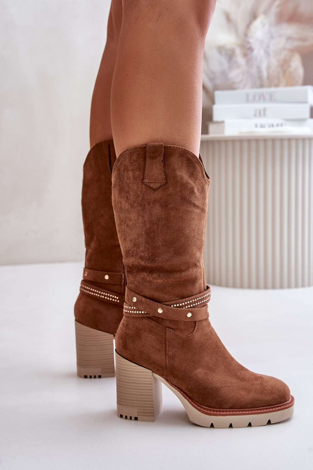 Ivanelis Model ASA254-4 Camel Boots - Step in style – vue 2