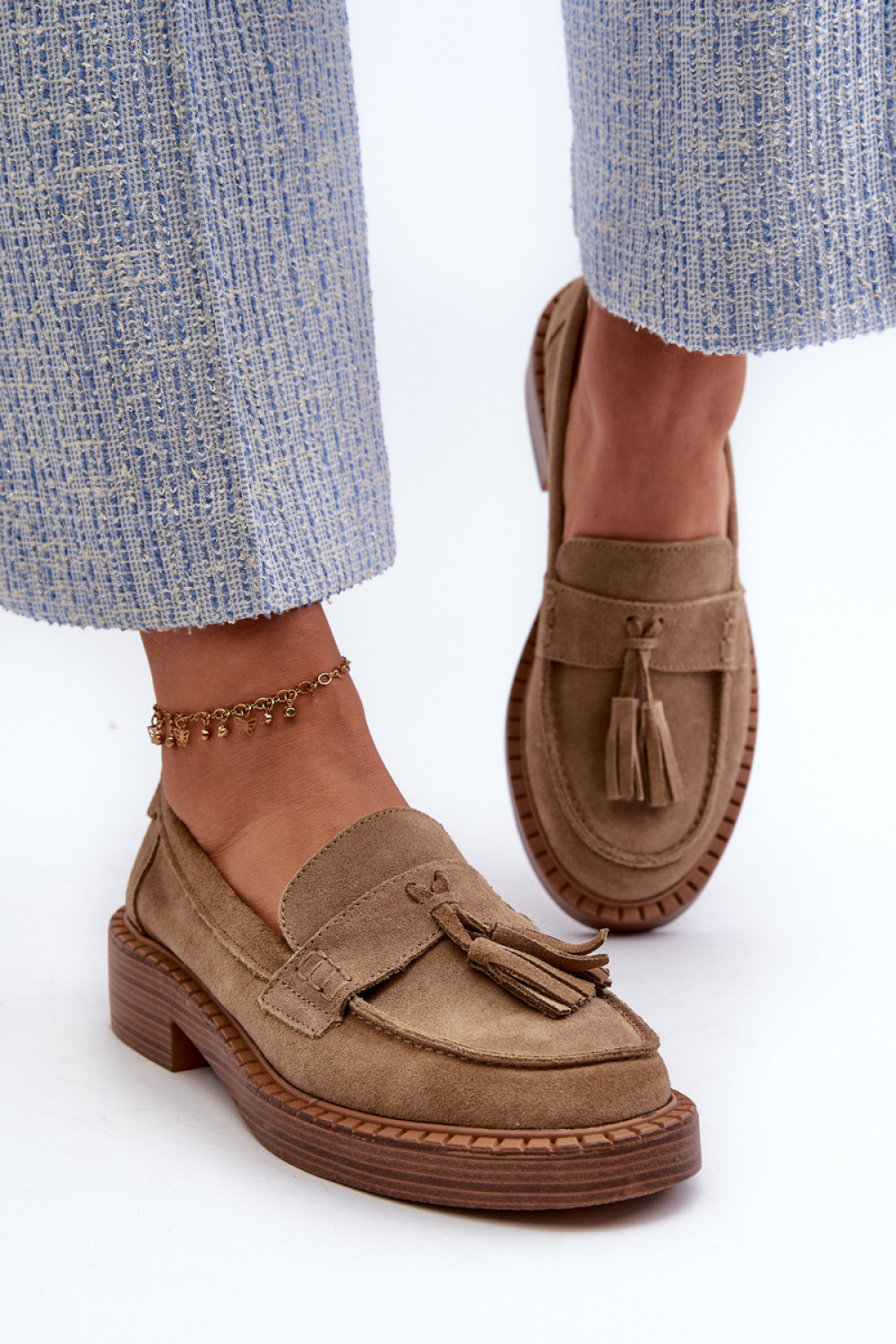 Mokasyny Model DA TW107 Brown - Step in style – widok 2