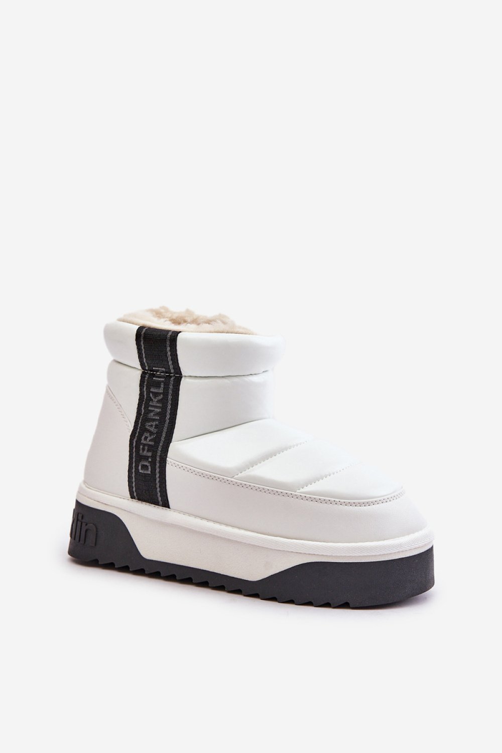 D.Franklin DFSH371011 White Snow Boots - Step in style
