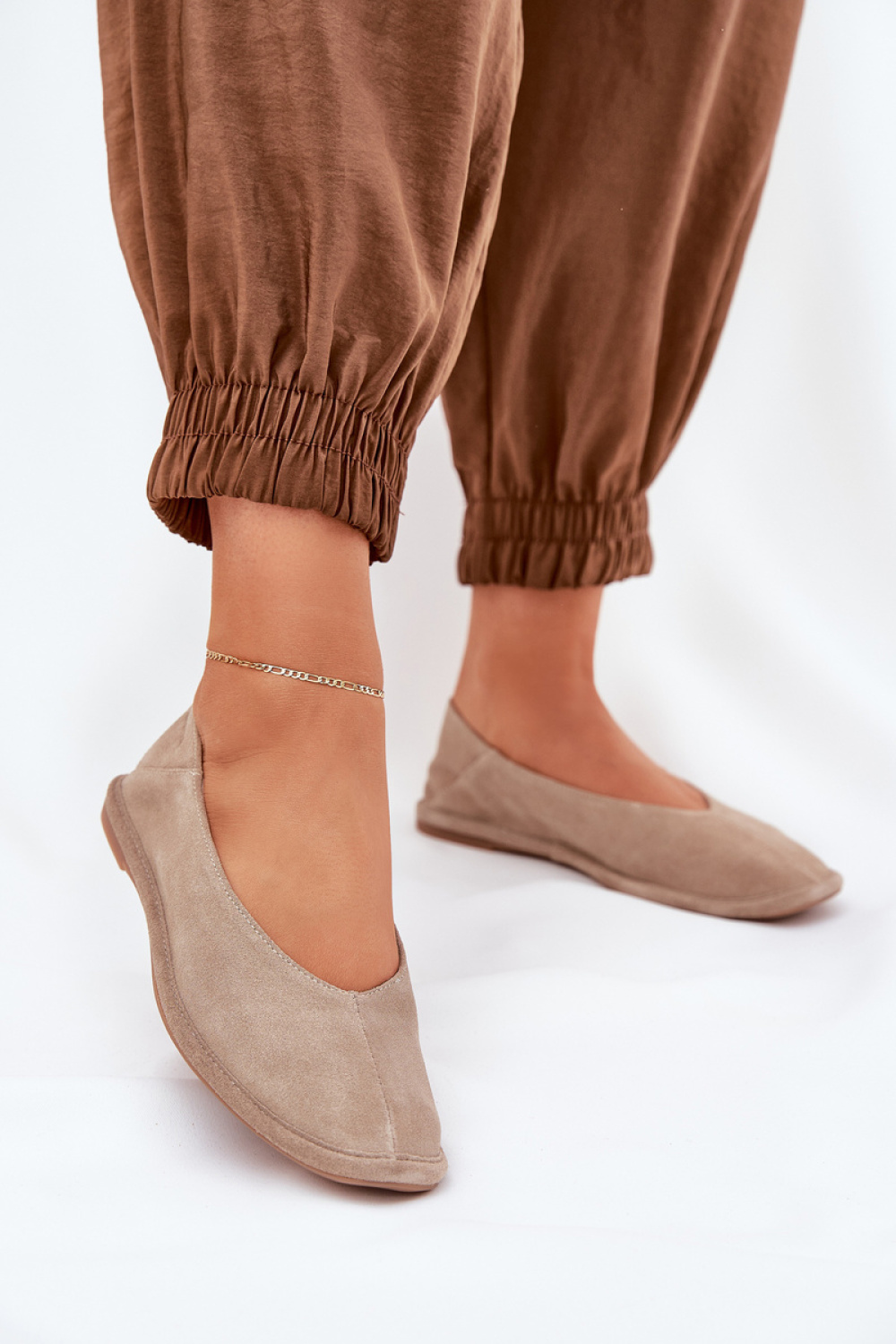 Big Star RR274082 Beige Ballet Flats - Step in style