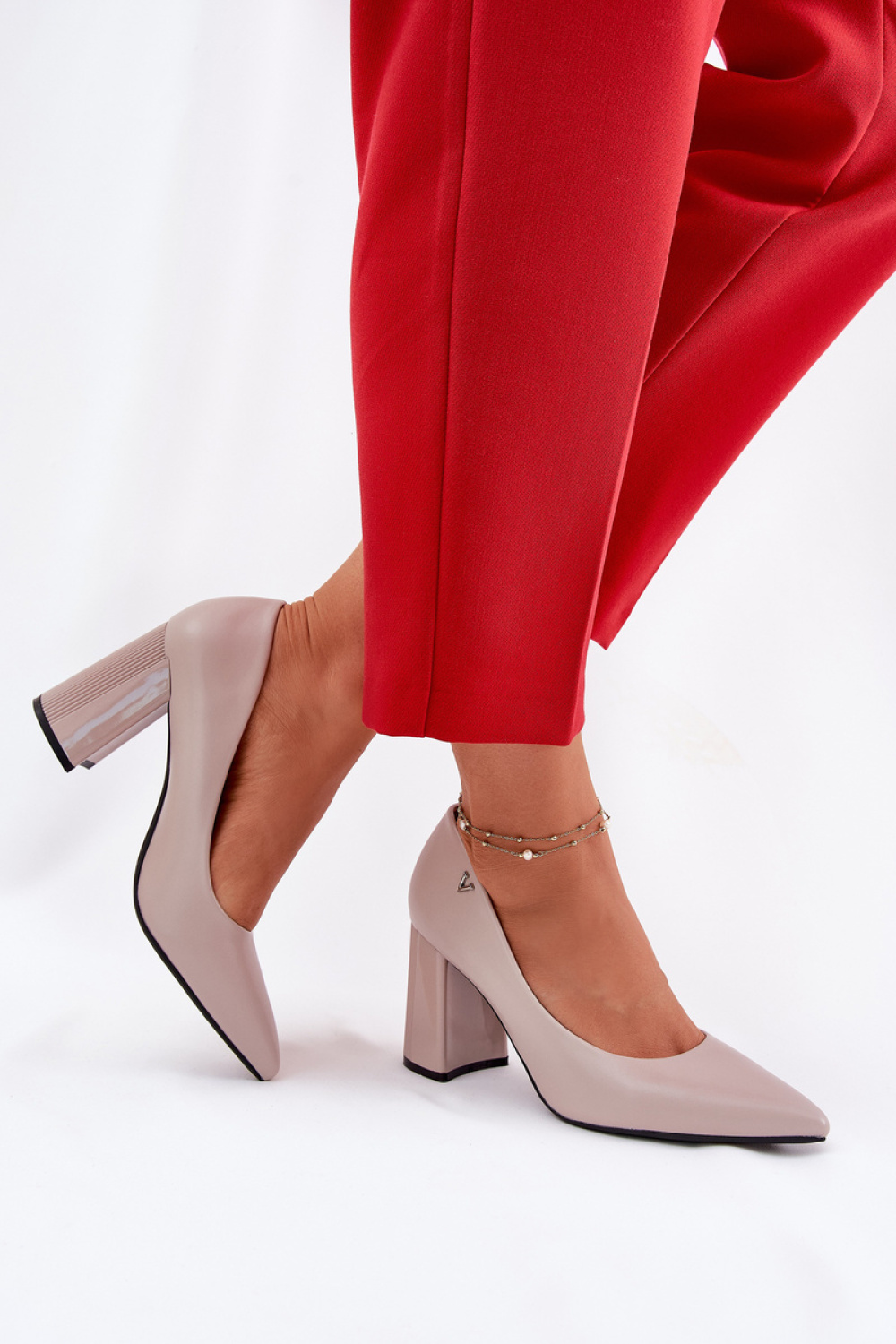 Czółenka Model Vinceza 62220 Grey - Step in style