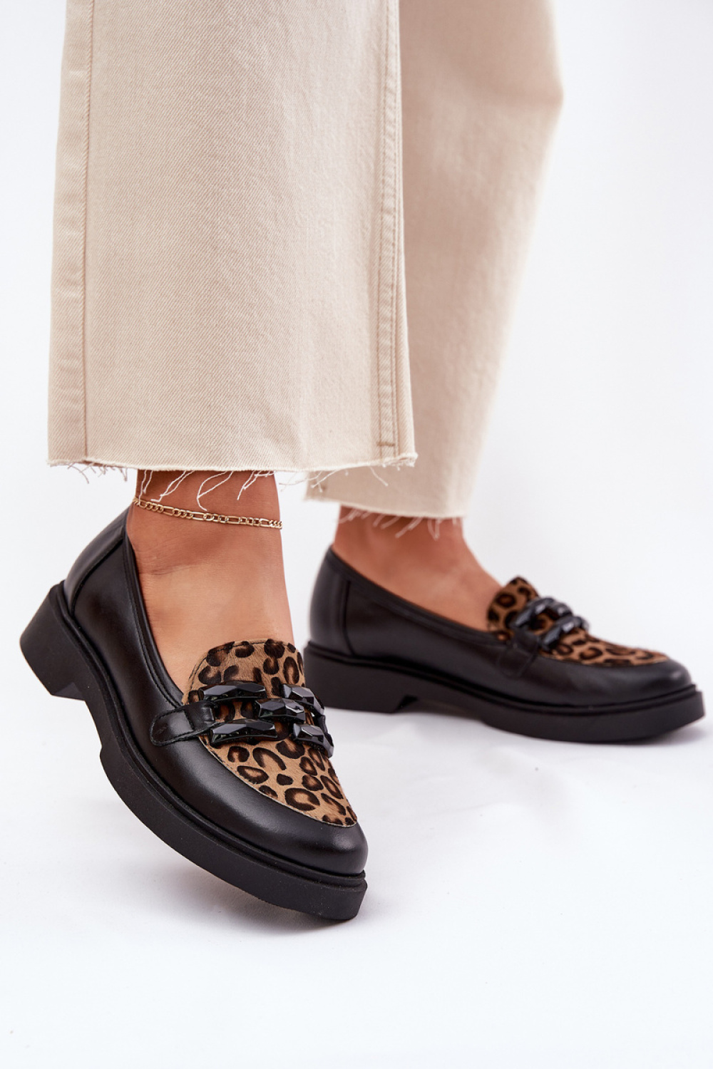 Mokasyny Model Laura Messi 2965 Black - Step in style