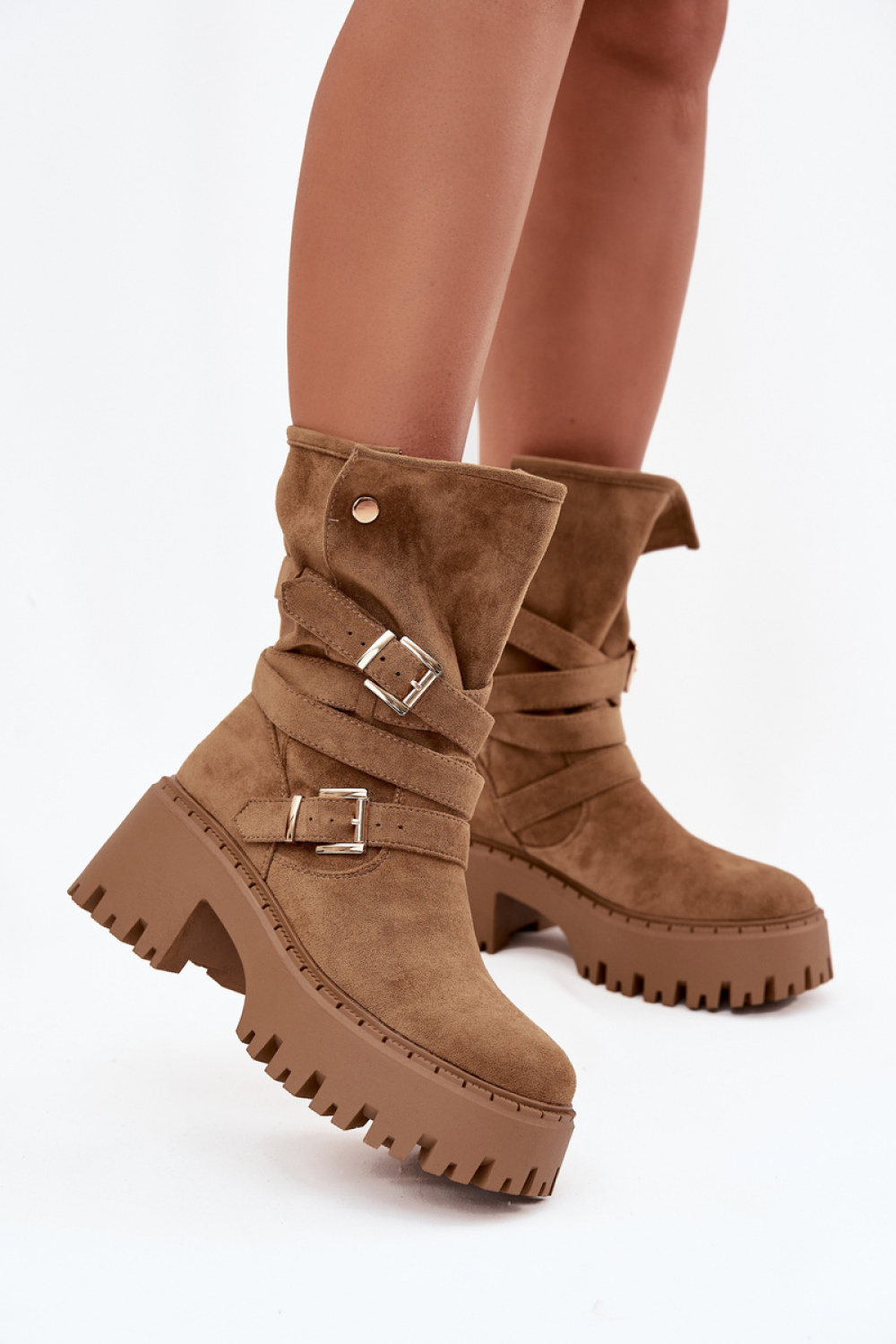 Botki Model Nerelisa QH7825 Khaki - Step in style