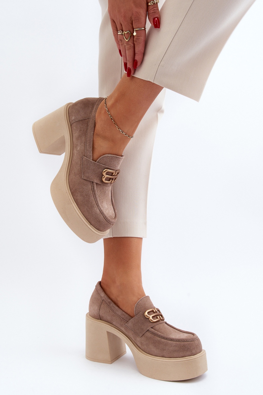 Zazoo 20170 Beige Loafers - Step in style