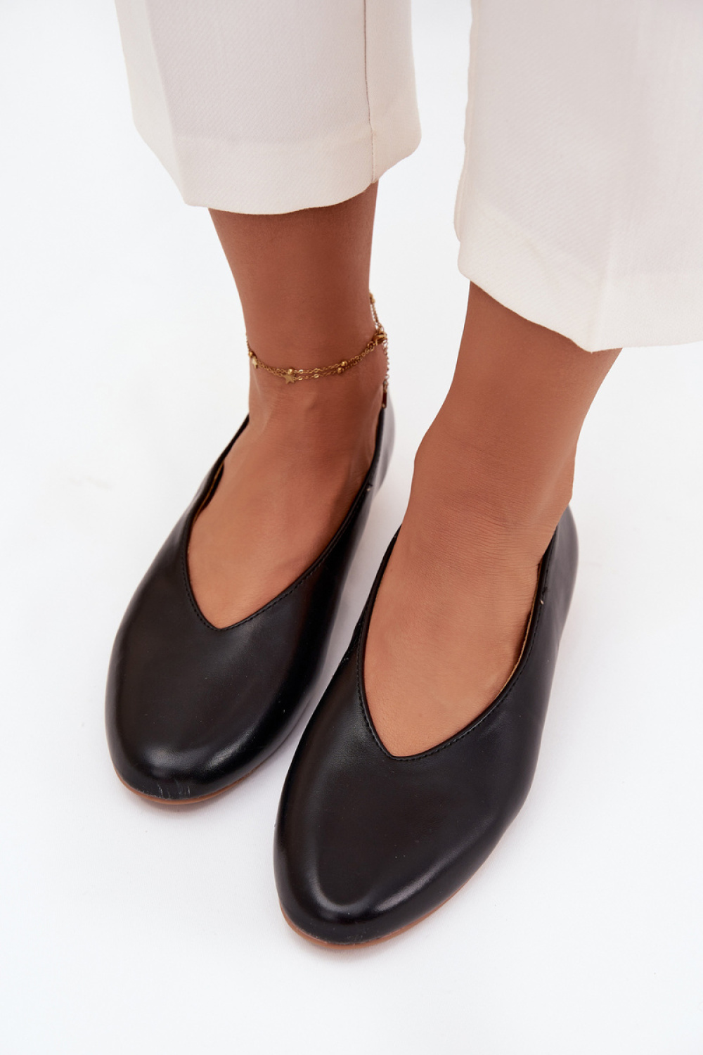 Olyssia Model 5927 Black Ballerinas - Step in style