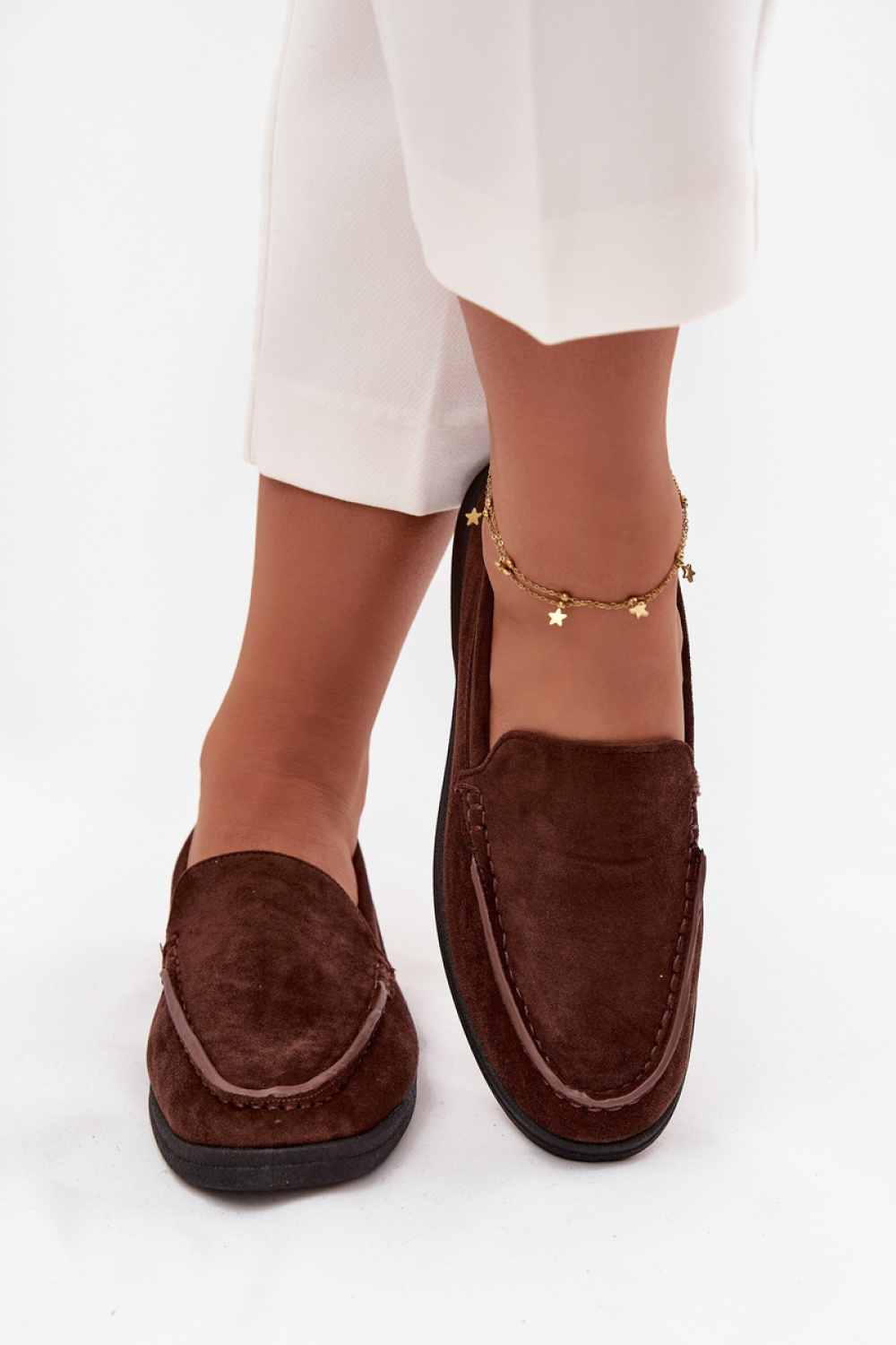 Mokasyny Model Tynara H8-583 Czekolada - Step in style