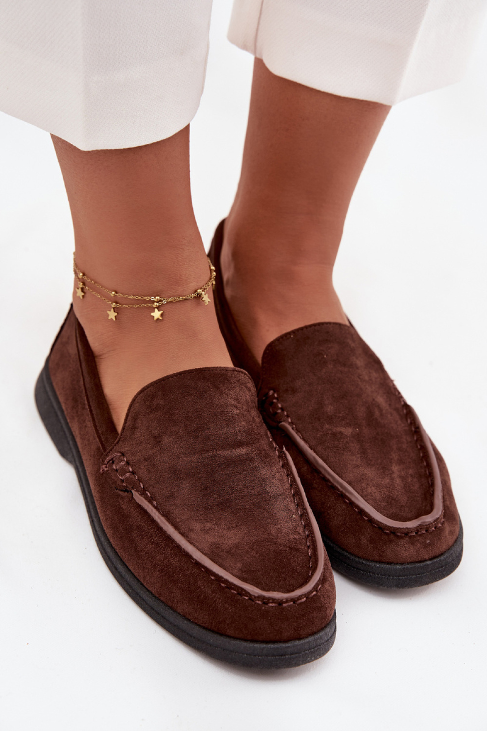 Mokasyny Model Tynara H8-583 Czekolada - Step in style – widok 2