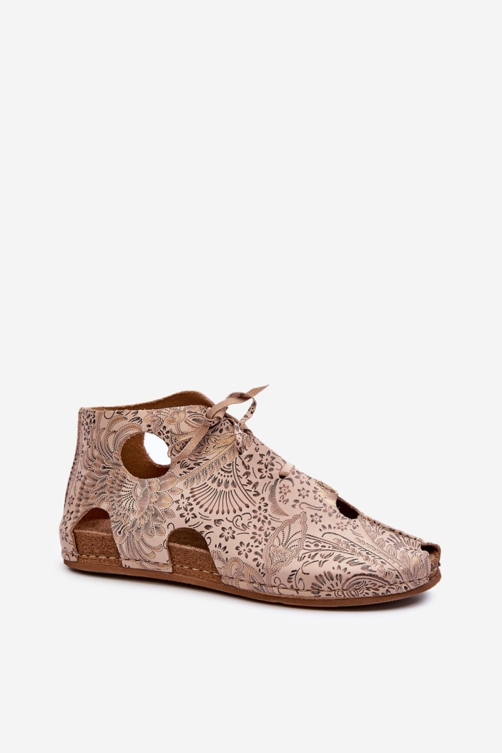 Maciejka Model 03426-02 Beige Ankle Boots - Step in style