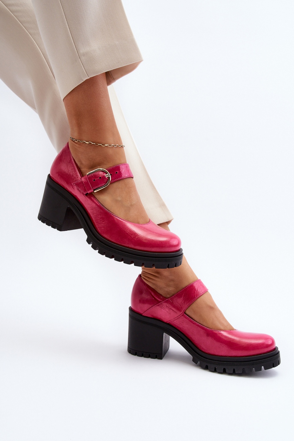 Czółenka Model Zazoo 20166 Fuksja - Step in style – widok 2