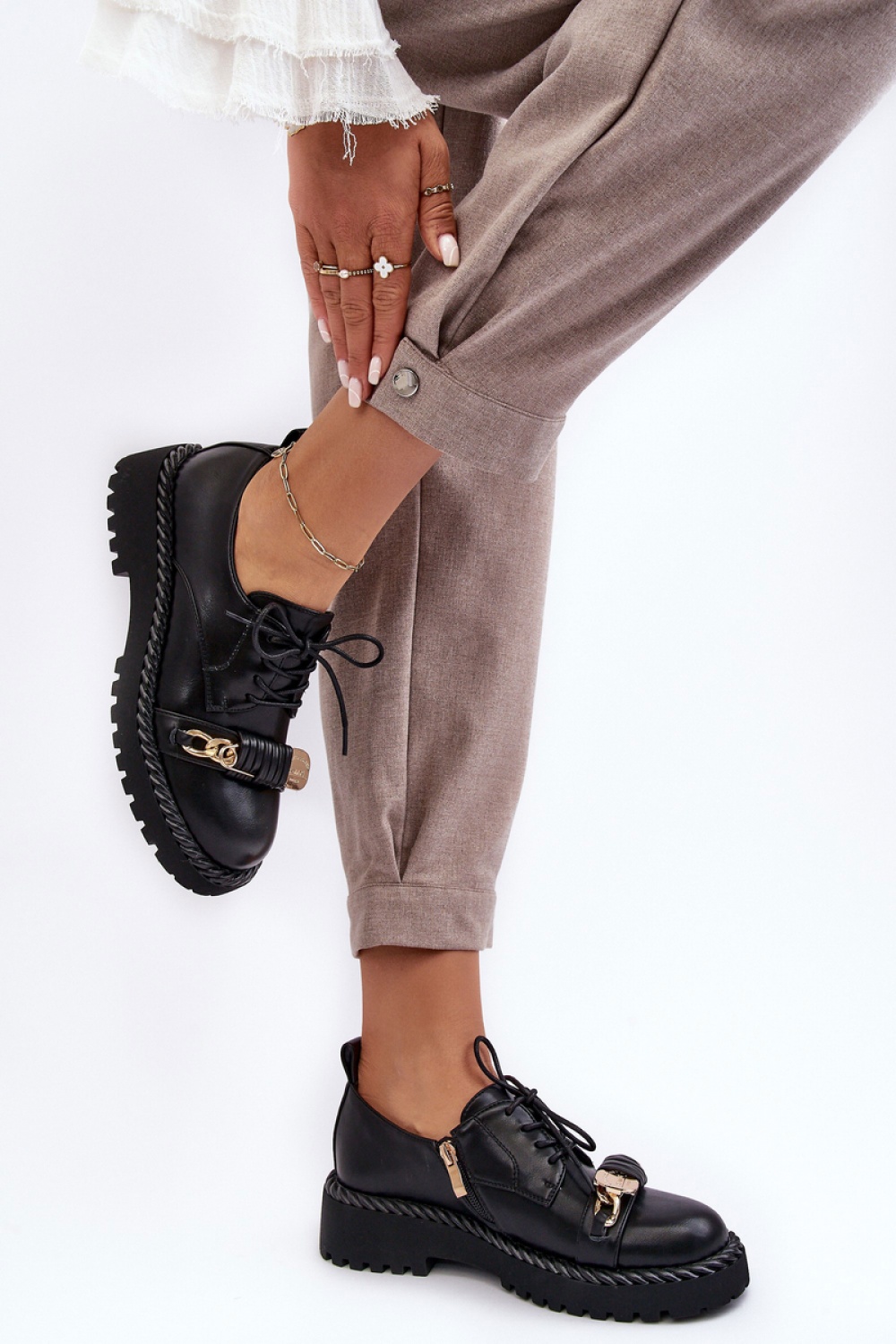 Loafers Model DA MR870-80 Black - Step in style
