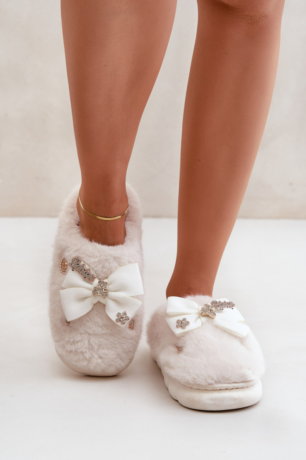 Kapcie Model Annalira BG185P White - Step in style – widok 2
