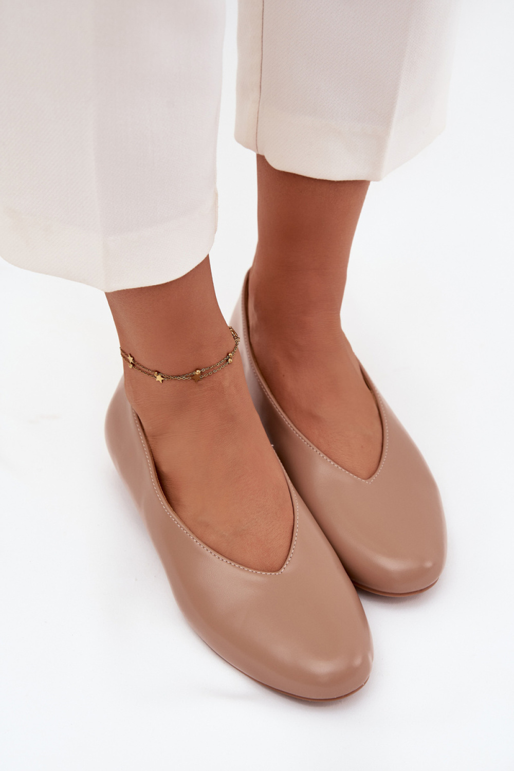 Olyssia 5927 Beige Ballerinas - Step in style – vue 2