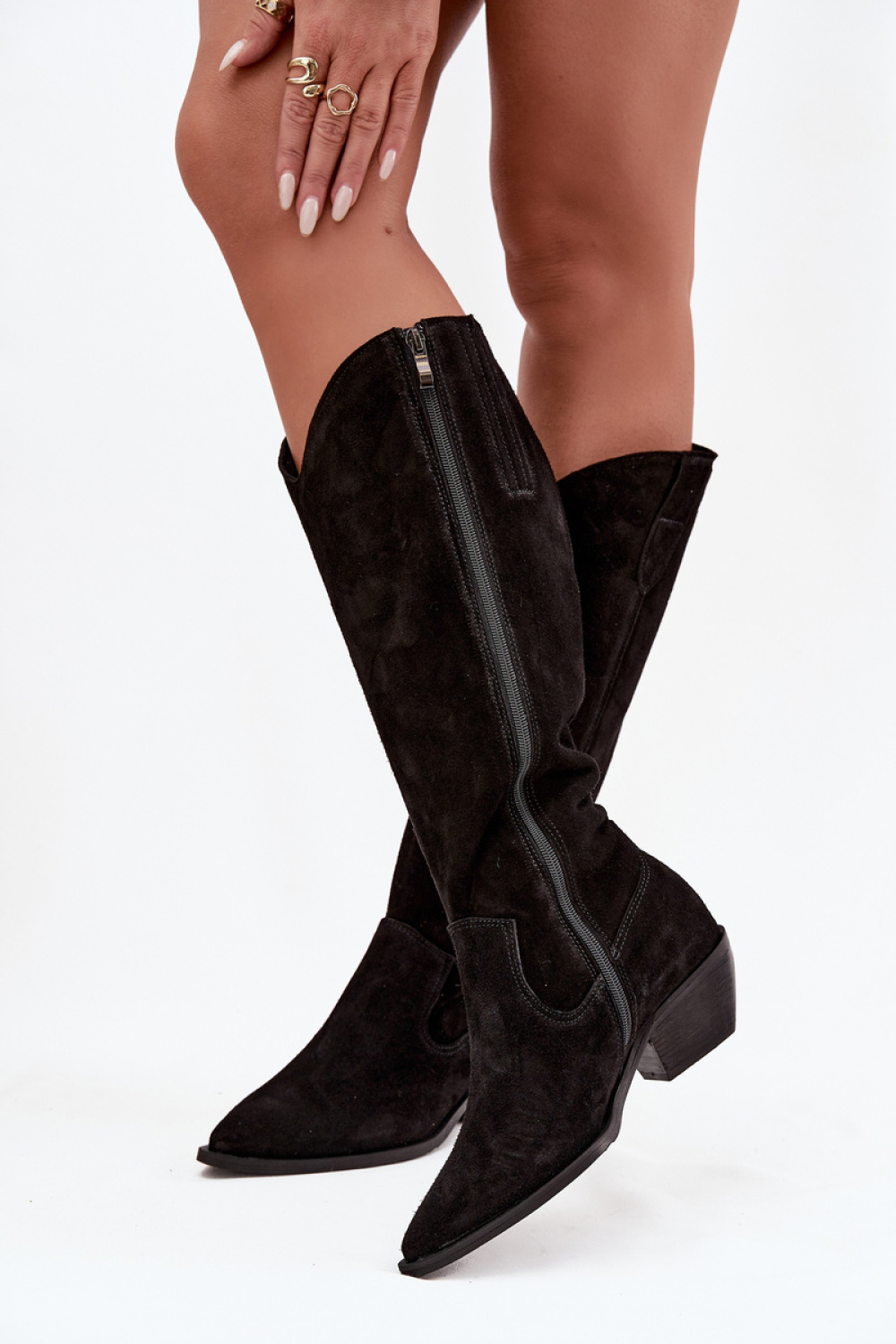 Kozaki Model Zazoo 4225 Black - Step in style – widok 2