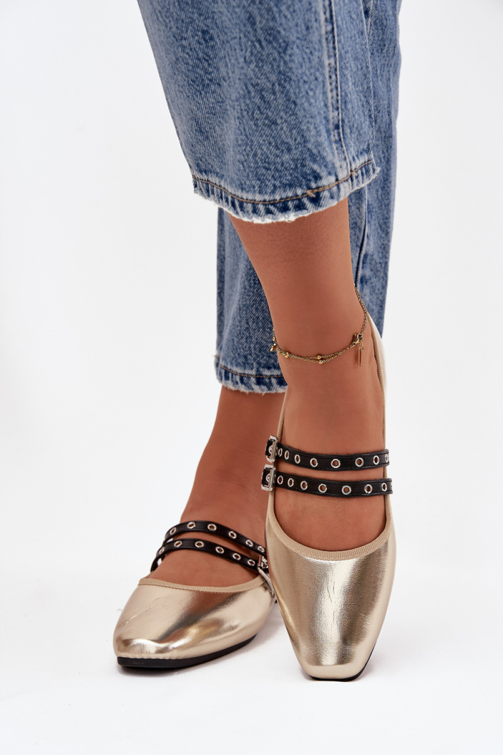 Deliora 21-46 Gold Ballerinas - Step in style – vue 2