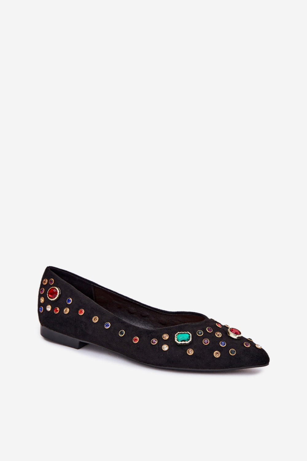 Valena Model JH525P Black Ballet Flats - Step in style