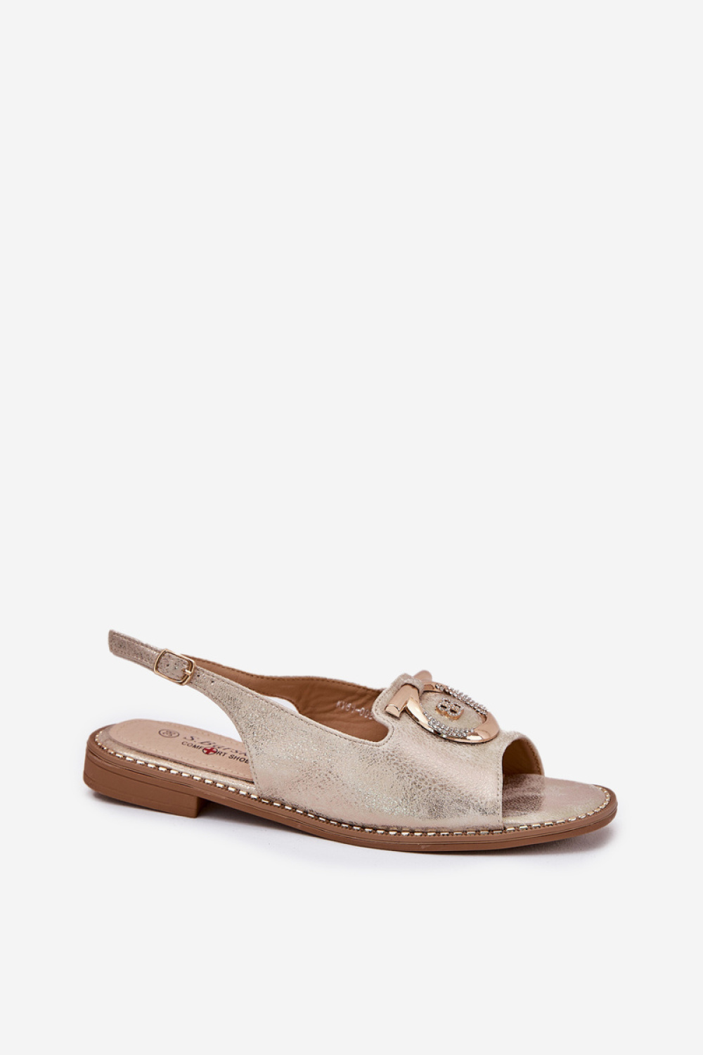 S.Barski KV51-003 Gold Sandals - Step in style