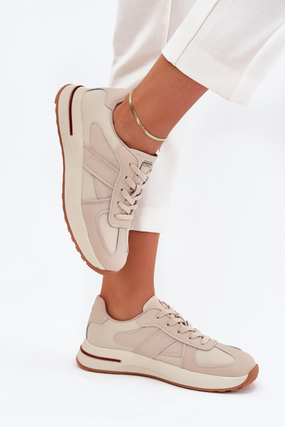 Daniel Lopez SS2D4043 Beige Sports Shoes - Step in style