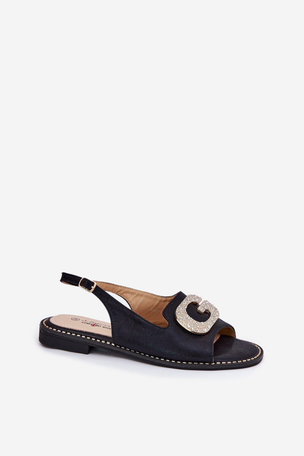 S.Barski KV51-081 Black Sandals - Step in style