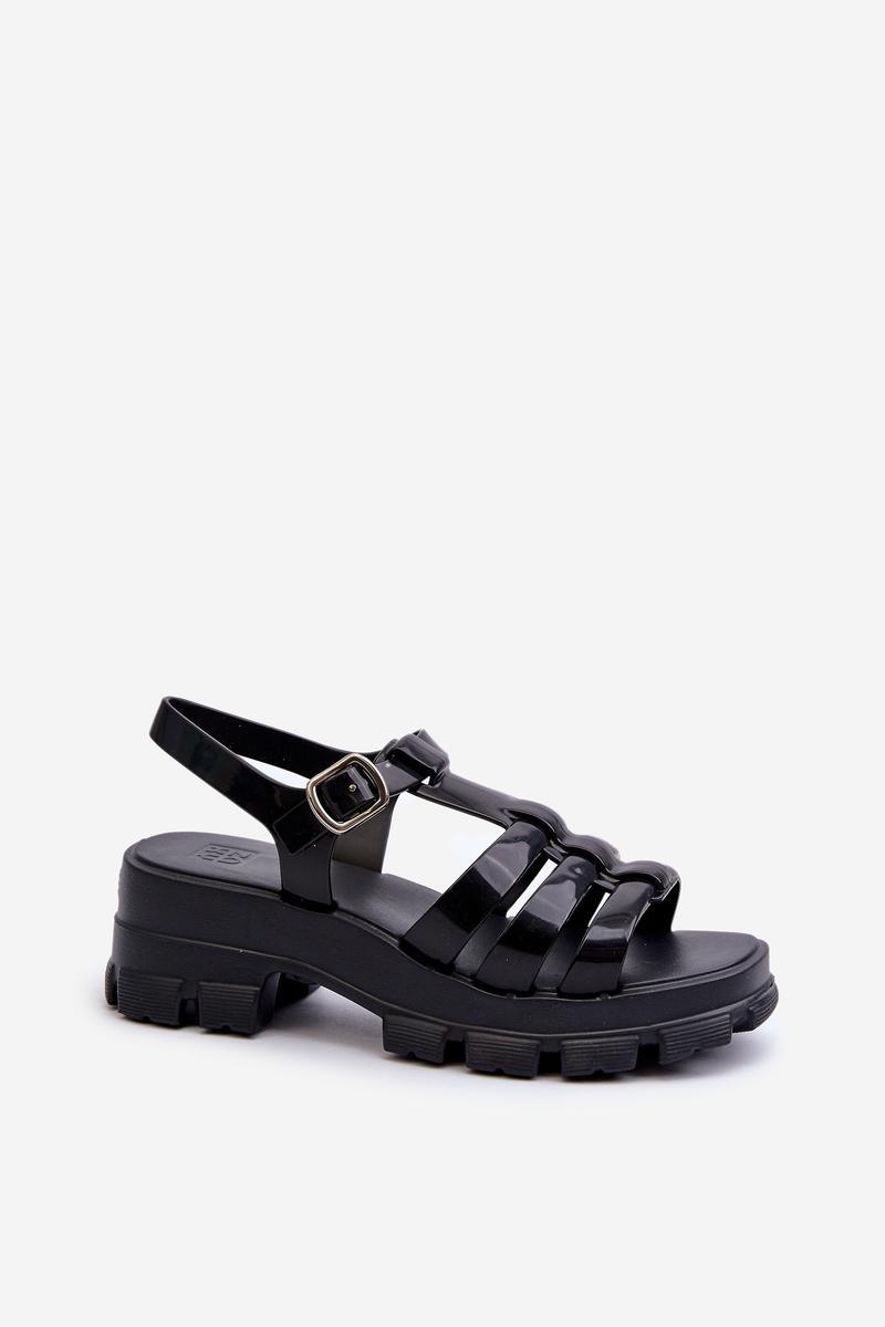 Zaxy NN285039 Black Sandals - Step in style