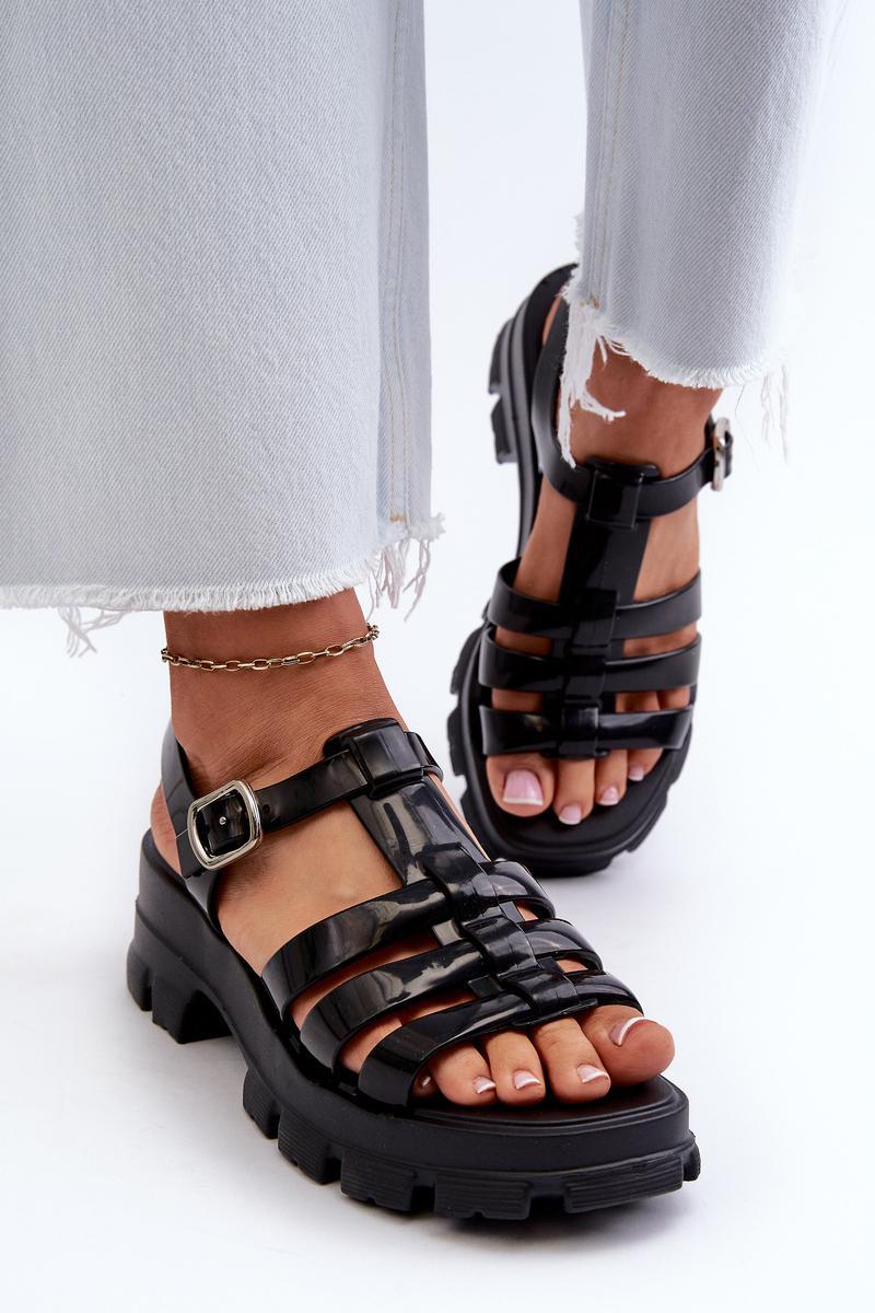 Zaxy NN285039 Black Sandals - Step in style – vue 2