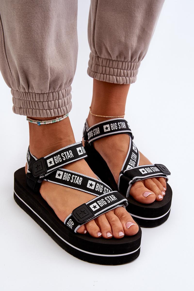 Big Star NN274A525 Black Sandals - Step in style