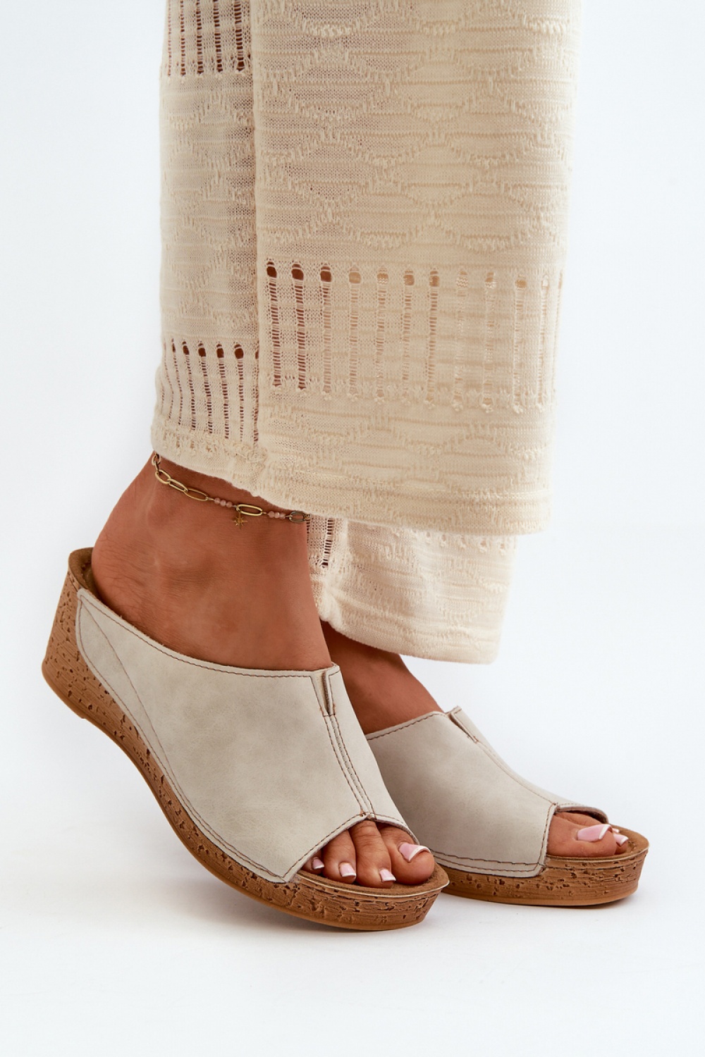 Sandał Klapki Model Inblu NG000002 Beige - Step in style