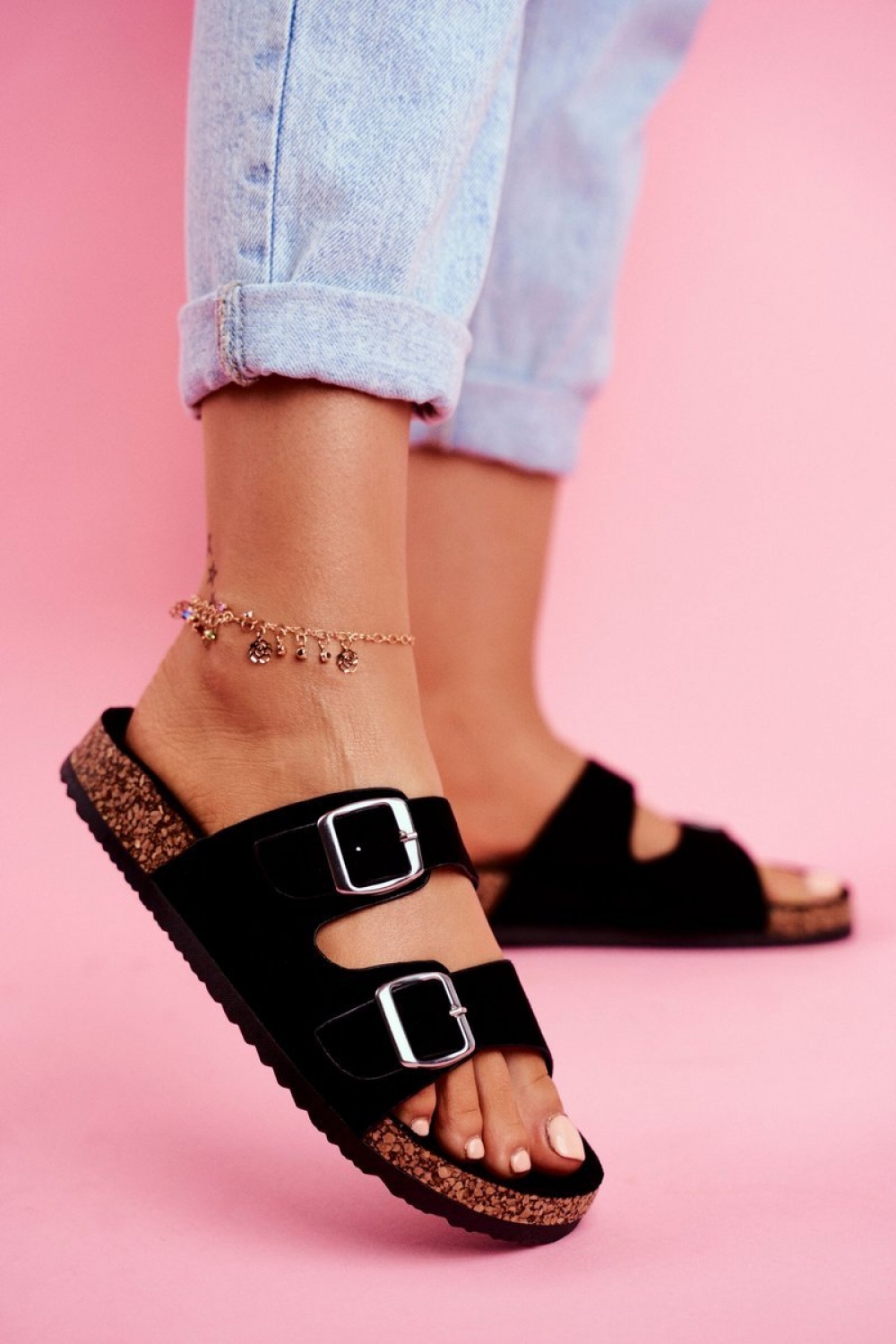 Sandał Klapki Model Si Senor 20SD21-1732 Black - Step in style – widok 2