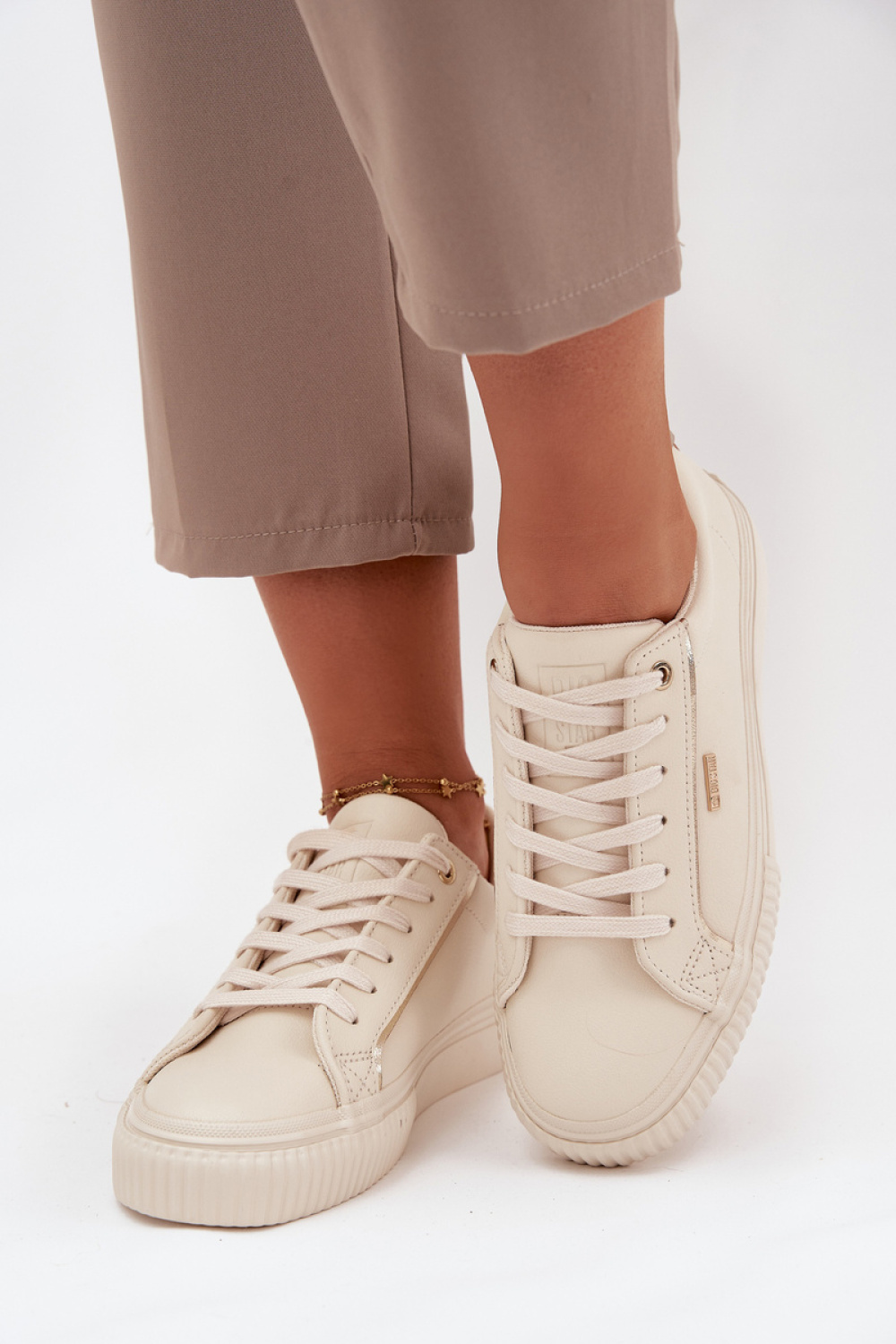 Big Star SS274027 Sport Shoes Beige/Gold - Step in style