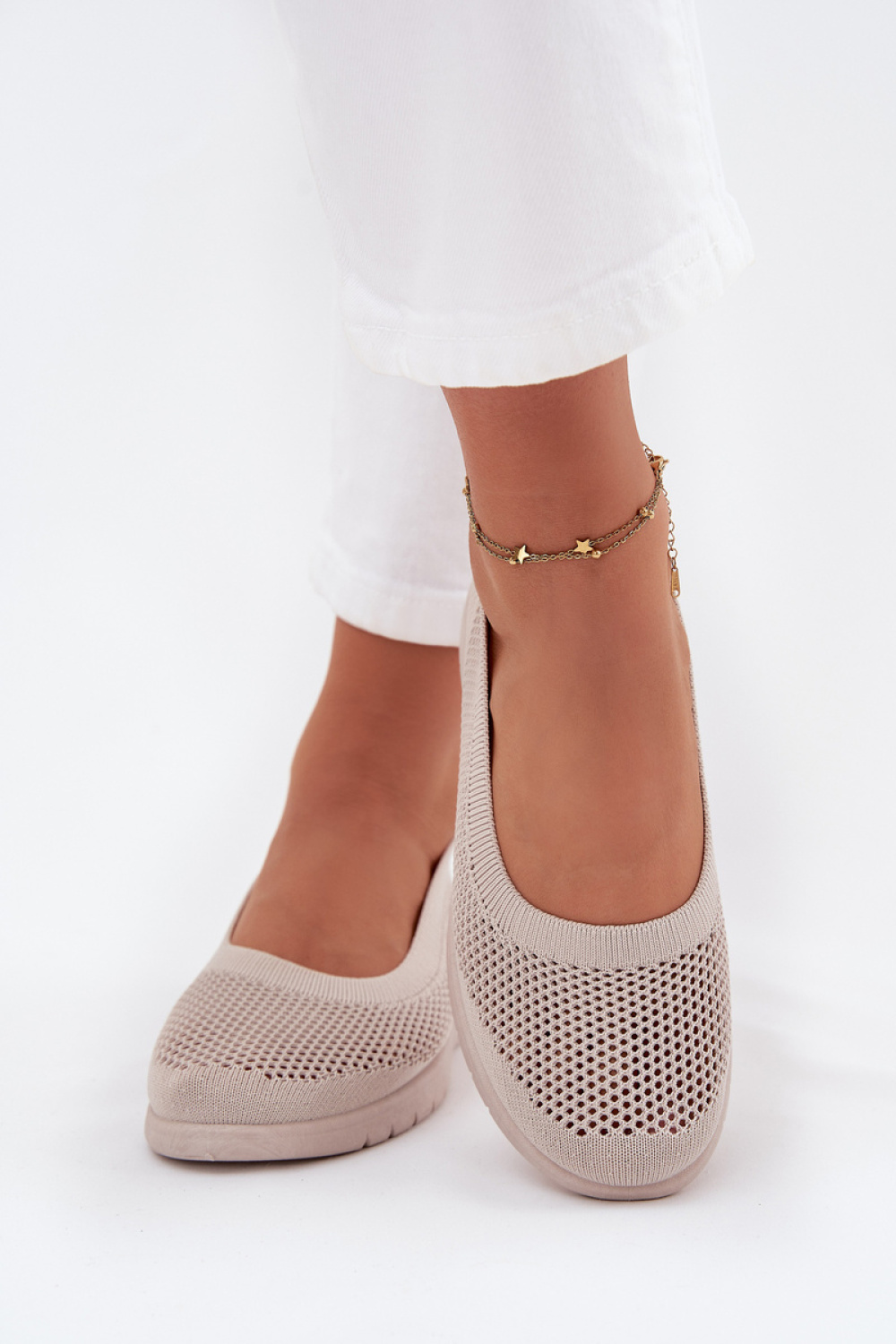Virella NB738 Ballet Flats Beige - Step in style – vue 2