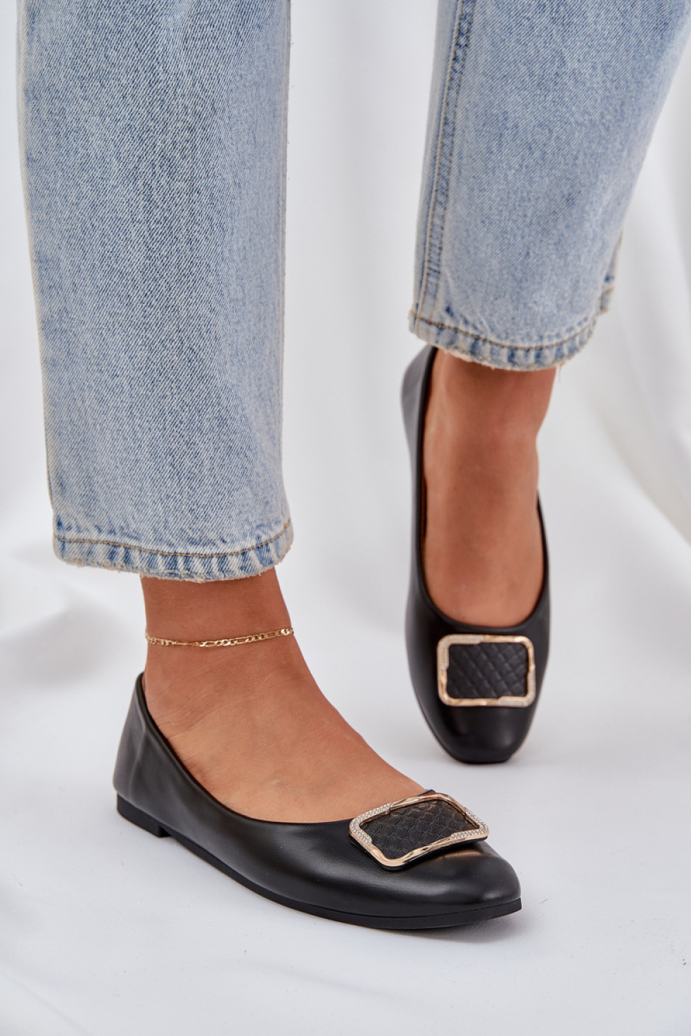 Tulnelia Model ZA62P Ballet Flats Black - Step in style