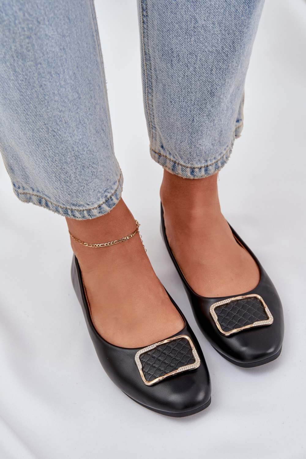 Tulnelia Model ZA62P Ballet Flats Black - Step in style – vue 2