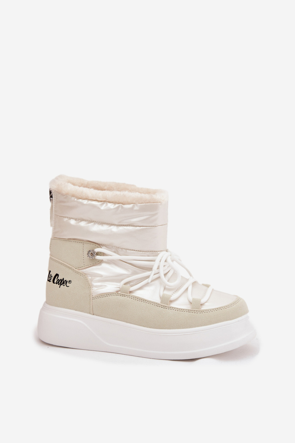 Snow boots Model Lee Cooper LCJ-25-03-3815 White - Step in style