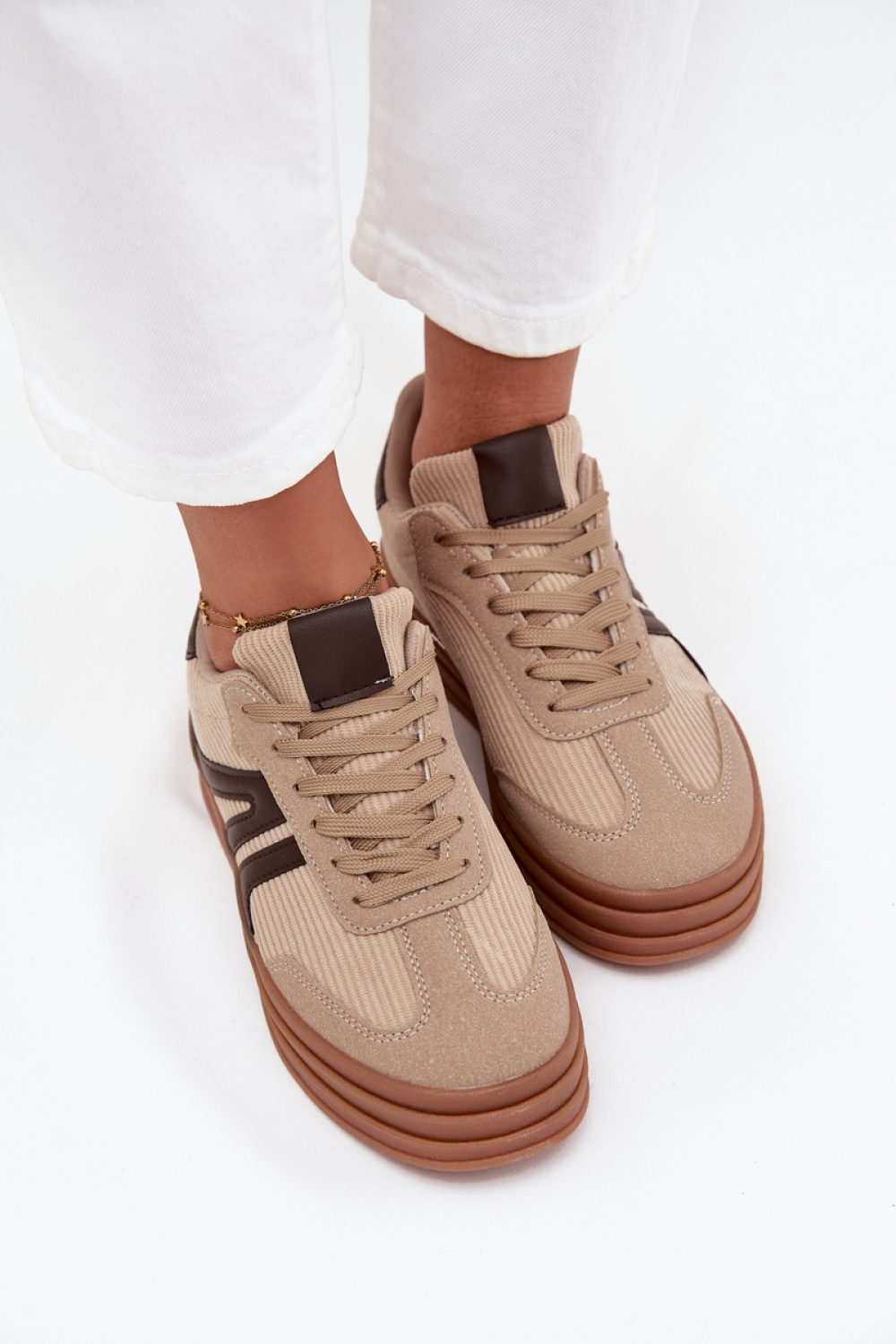 Corynelle 25817 Beige Sports Shoes - Step in style
