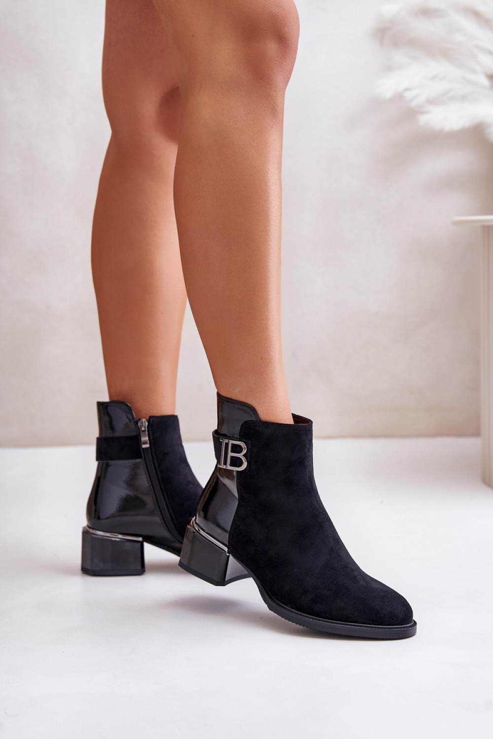 Botki Model MR880-040 Black - Step in style – widok 2