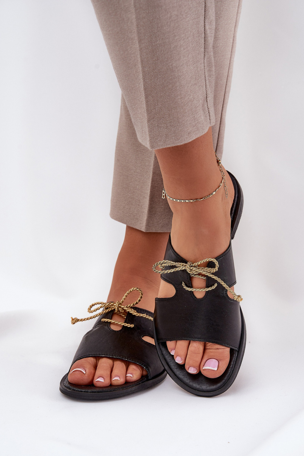 Sandał Klapki Model Zazoo 3022 Black - Step in style – widok 2
