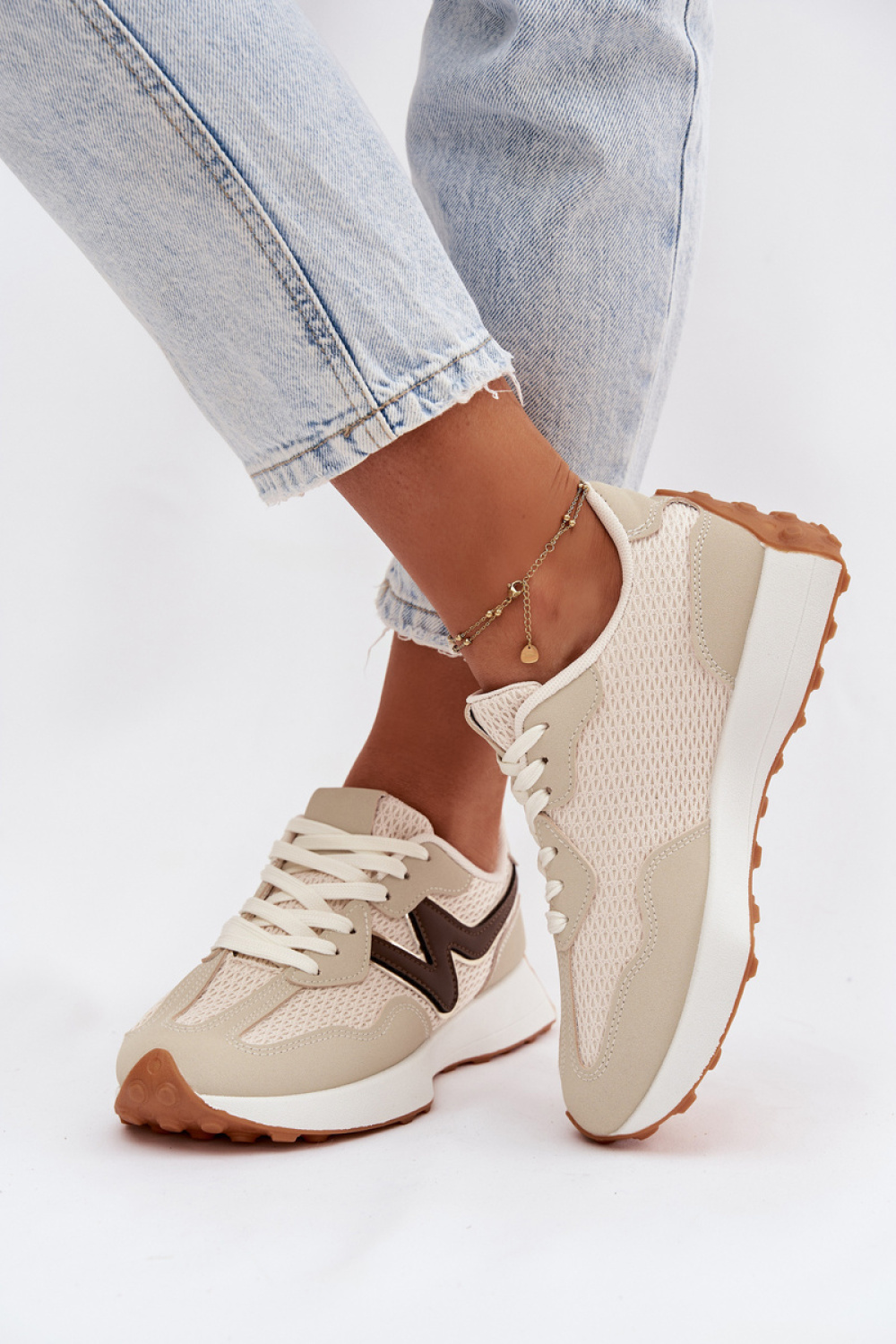 Buty Sportowe Model Janelora A023 Beige - Step in style