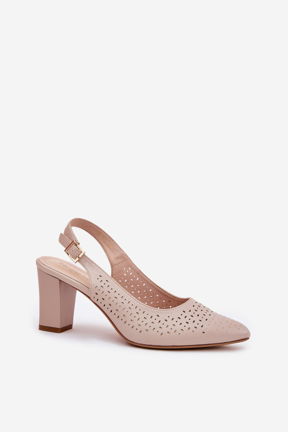 Sandały Modelu Sergio Leone SK163 Beige - Step in style – widok 2