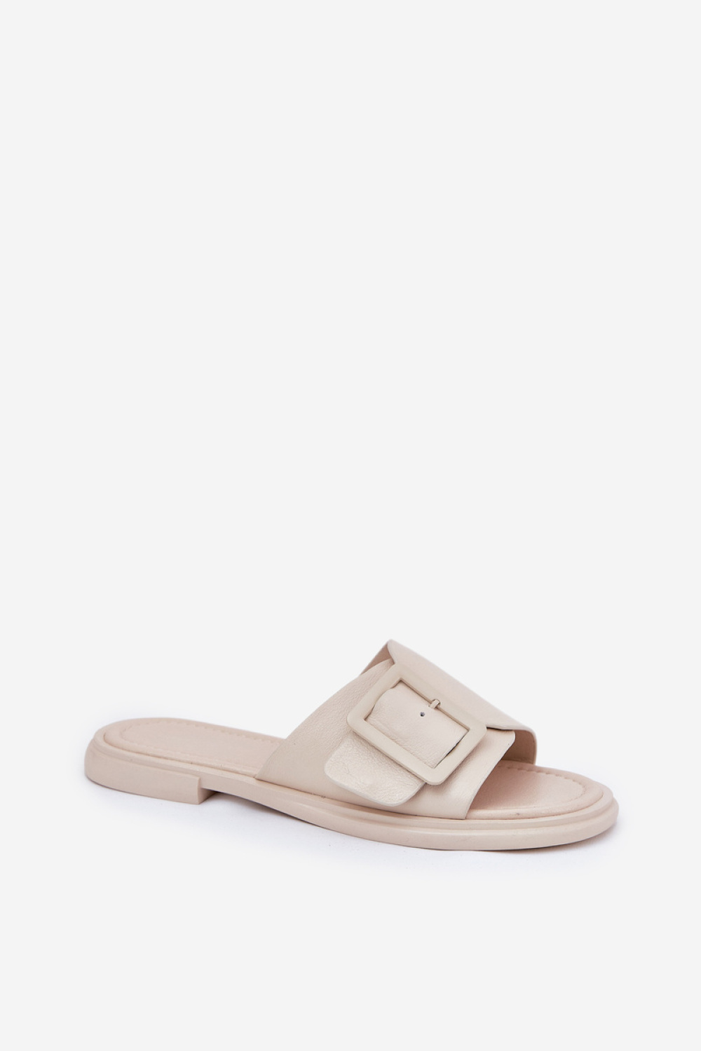 Sandał Klapki Model DA SJ2302-01 Beige - Step in style – widok 2