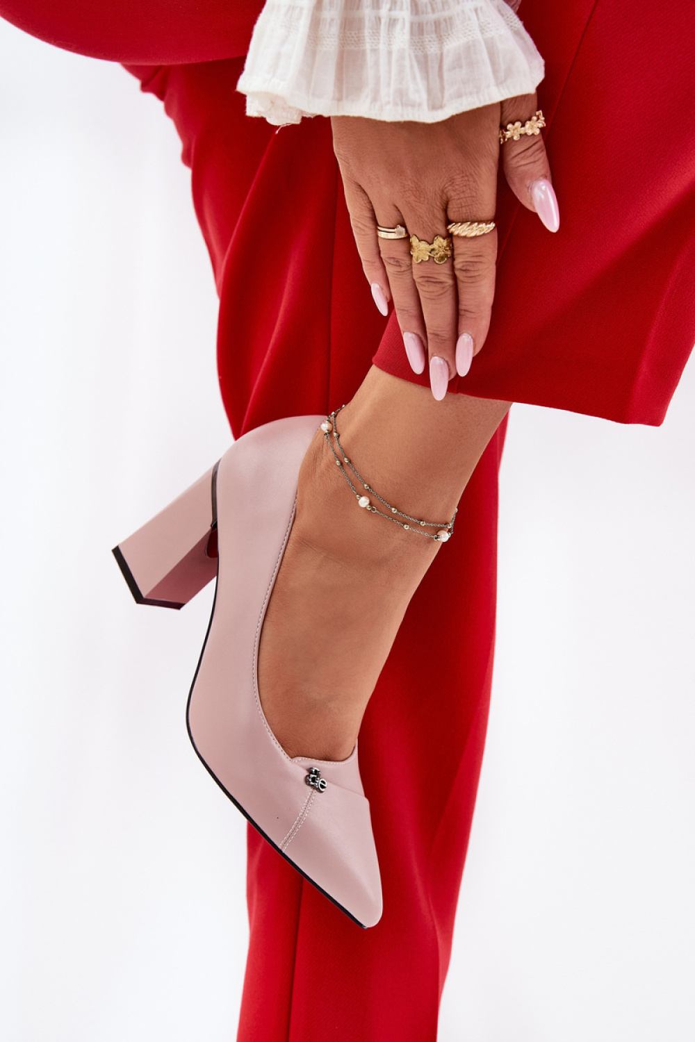 Czółenka Model Vinceza 62224 Pink - Step in style – widok 2
